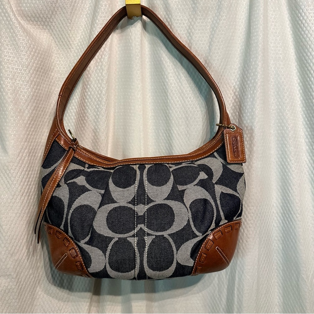 Coach Ergo Signature Denim Hobo Bag #12748